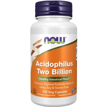 NOW Foods Acidophilus Two Billion 100 capsules