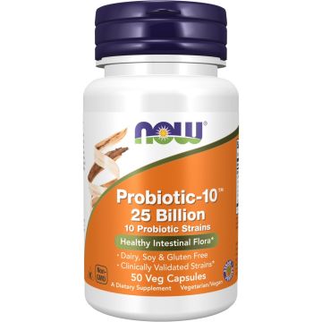 NOW Foods Probiotic-10™ 25 Billion 50 capsules