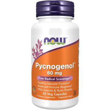 NOW Foods Pycnogenol 60 mg 50 capsules