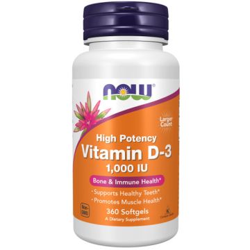 NOW Foods Vitamine D3 1000 IE