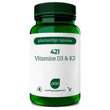 AOV 421 Vitamine D3 & K2 60 capsules
