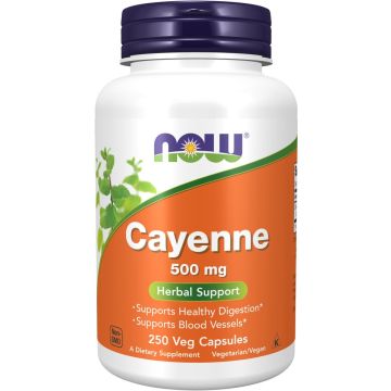 NOW Foods Cayenne 500 mg 250 capsules