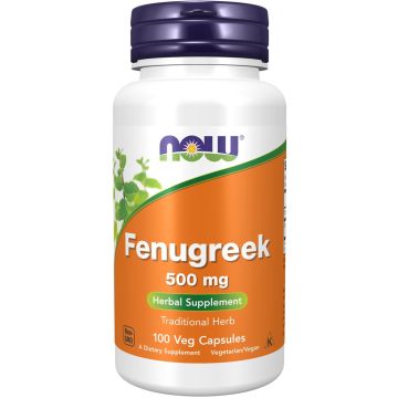 NOW Foods Fenugreek 500 mg 100 capsules