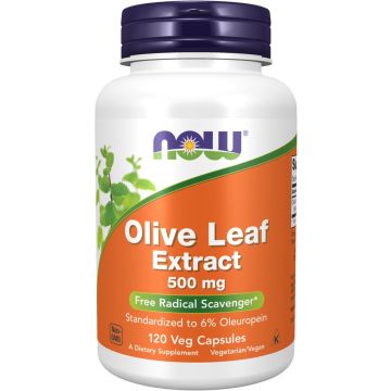 NOW Foods Olive Leaf Extract 500 mg 120 capsules
