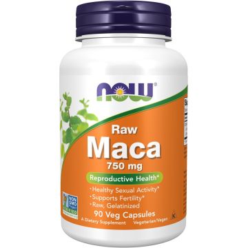 NOW Foods Maca Gelatiniseerd (750 mg) 90 capsules