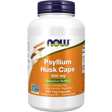 NOW Foods Psylliumvezels 500 mg