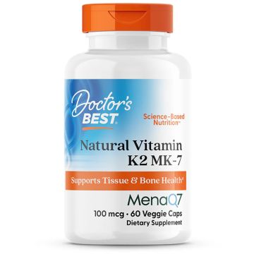 Doctor's Best Natural Vitamin K2 100 mcg 60 capsules