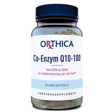 Orthica Co-enzym Q10 100 30 softgels