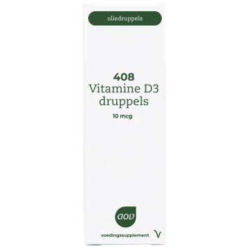 AOV 408 Vitamine D3 druppels 10mcg 25 milliliter