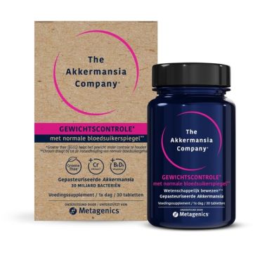 The Akkermansia Company Gewichtscontrole 30 tabletten