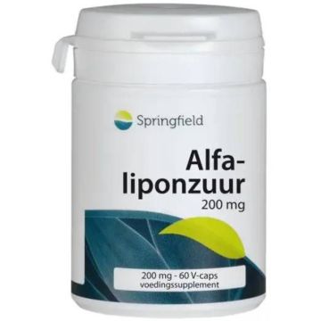 Springfield Alfaliponzuur 200 mg 60 capsules