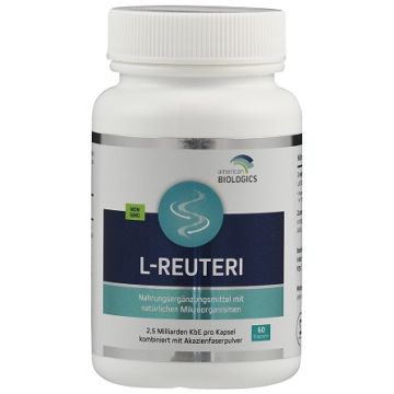 American Biologics L-Reuteri (Lactobacillus reuteri) 60 capsules biologisch