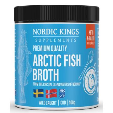Nordic Kings Supplements MSC Certified Arctic Fish Broth 400 gram