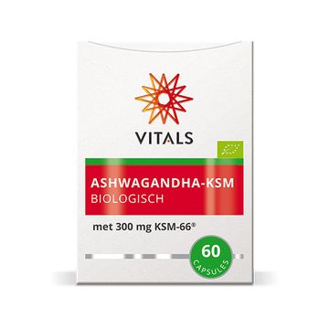 Vitals Ashwagandha KSM-66® 60 capsules biologisch
