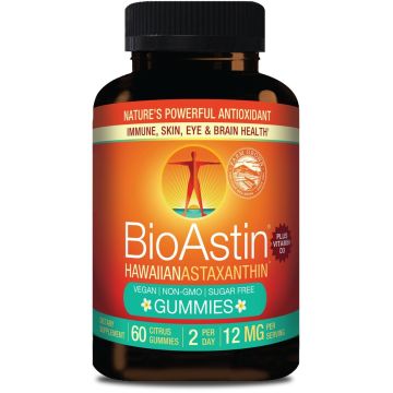 Nutrex Hawaii Astaxanthine Bioastin 6 mg + D3-1000 Gummies 60 gummy's
