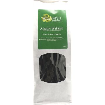 Wild Irish Seaweeds Organic Irish Atlantic Wakame 40 gram biologisch
