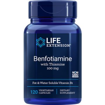 Life Extension Benfotiamine met Thiamine 120 capsules