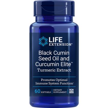 Life Extension Black Cumin Seed Oil and Curcumin Elite™