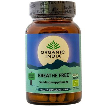 Organic India Breathe Free 90 capsules biologisch