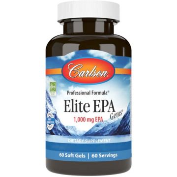 Carlson Labs Elite EPA Gems (1000 mg) 60 softgels