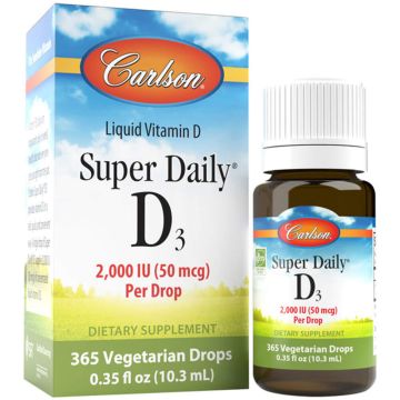 Carlson Labs Super Daily D3 (2000 IU) 10,3 ml