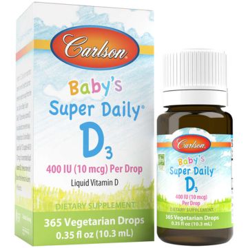 Carlson Labs Super Daily D3 for Baby (400 IU) 10,3 ml