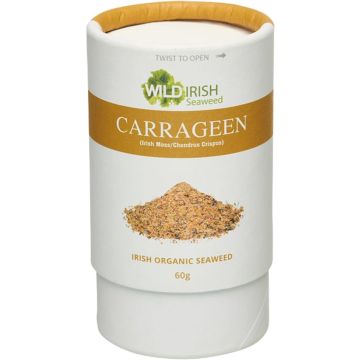 Wild Irish Seaweeds Organic Irish Carrageen Moss vlokken 60 gram biologisch