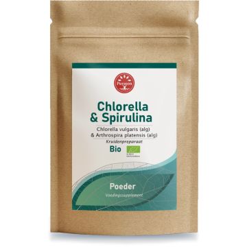 Purason Chlorella en Spirulina poeder Bio biologisch