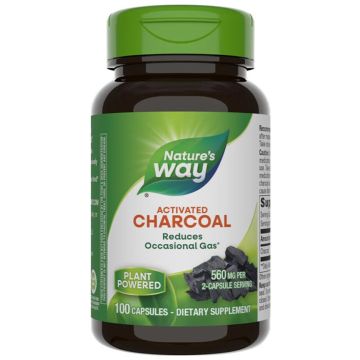 Nature's Way Activated Charcoal (Green) 100 capsules