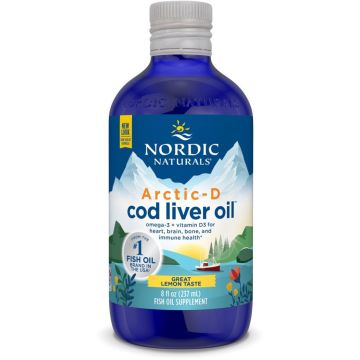 Nordic Naturals Arctic-D Cod Liver Oil Lemon 237 ml