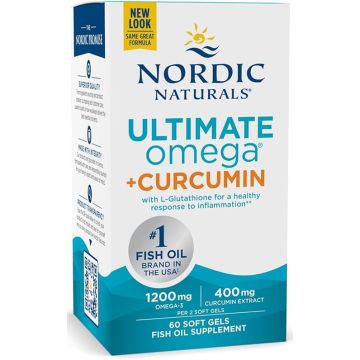 Nordic Naturals Ultimate Omega Optimized Curcumin 60 softgels