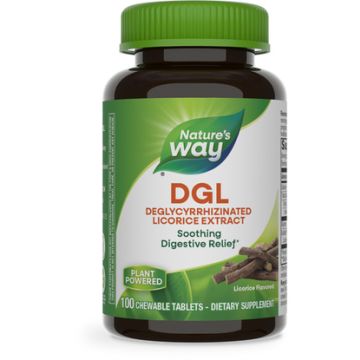 Nature's Way DGL Chewables Licorice Fruit 100 kauwtabletten