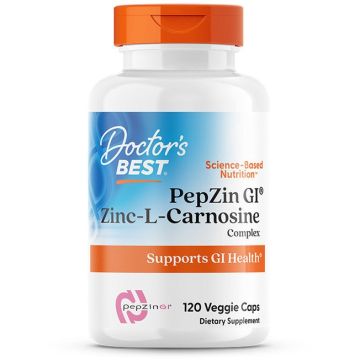 Doctor's Best PepZin GI® Zinc L-Carnosine 120 capsules