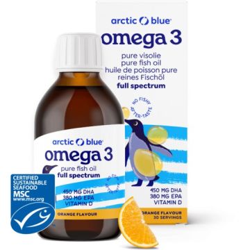 Arctic Blue Pure Arctische Visolie Kids 150 milliliter