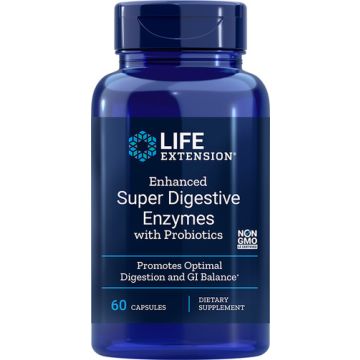 Life Extension Enhanced Super Digestive Enzymes with Probiotics