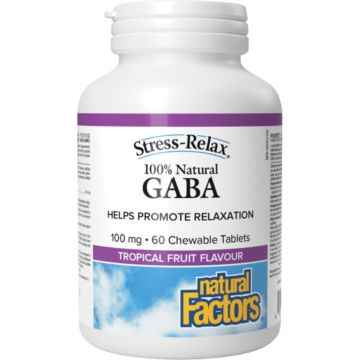 Natural Factors Pharma GABA® 100mg kauwtabletten 60 kauwtabbleten