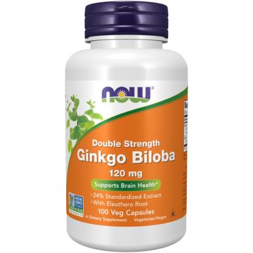 NOW Foods Ginkgo Biloba 120 mg 100 capsules