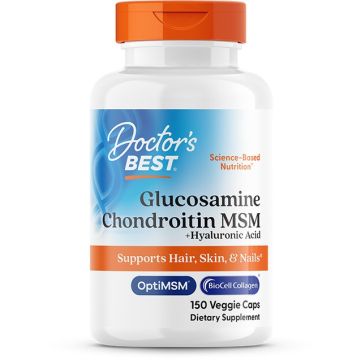 Doctor's Best Glucosamin Chondroitin MSM + Hyaluronzuur 150 capsules