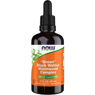 NOW Foods Green Black Walnut Wormwood Complex 59 ml