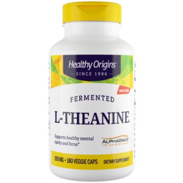 Healthy Origins L-Theanine 200 mg (AlphaWave®) 180 capsules