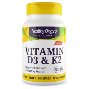 Healthy Origins Vitamine D3 & K2