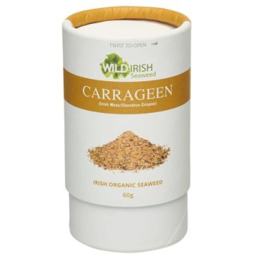 Wild Irish Seaweeds Organic Irish Carrageen Moss vlokken 60 gram biologisch