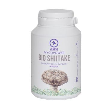 Mycopower Shiitake Caps 100 capsules biologisch