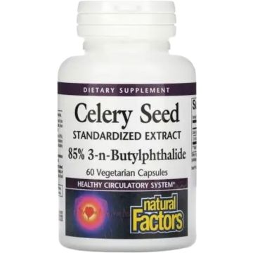 Natural Factors Celery Seed Extract 60 capsules