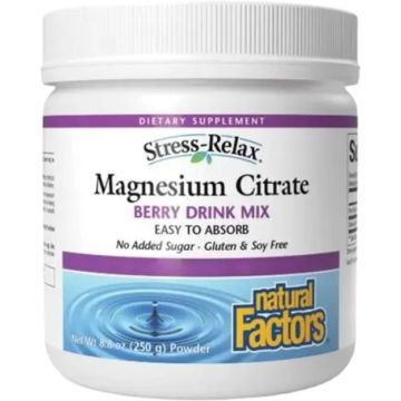 Natural Factors Magnesium citraat 250 gram