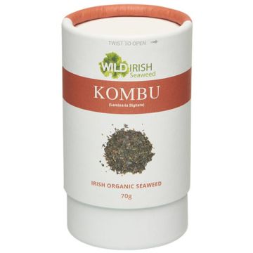 Wild Irish Seaweeds Organic Irish Kombu vlokken 70 gram biologisch
