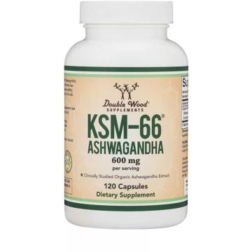 Double Wood Supplements Double Wood Supplements KSM-66 Ashwagandha 600 mg 120 capsules
