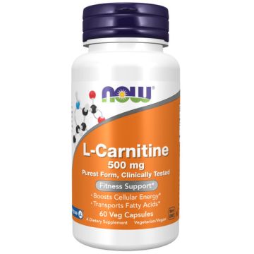 NOW Foods Carnitin 500mg 60 capsules