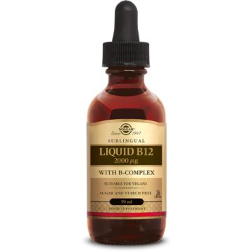 Solgar Liquid B-12 2000 mcg 59 ml