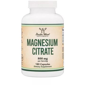 Double Wood Supplements Double Wood Supplements Magnesium Citrate 180 capsules